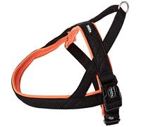 Nobby NORVEGESE collare "Mesh Preno" L: 50-64 cm + 42 cm, B: 25/35 mm arancione neon