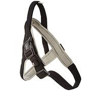 Nobby, pettorina per cani, tipo norvegese, modello "Mesh Preno" M-L(L:50 - 64 cm+42 cm; B:25/35 mm) grigio