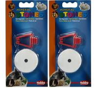 Nobby - Pietra di sale con supporto, 50 g (Confezione da 2)