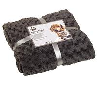 Nobby, plaid in pile super morbido, 60 x 85 cm, grigio