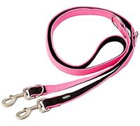 Nobby Preno - Guinzaglio a rete, 200 cm/20-25 mm, colore: Rosa