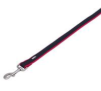 Nobby Preno - Guinzaglio in rete per cani, 120 cm/25-35 mm, colore: Rosso