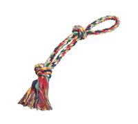 Nobby Rope Toy, corda per giochi doppia 55 cm, 320 g, 2 nodi colorati
