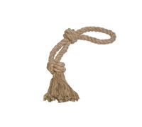 Nobby Rope Toy, corda per il gioco doppio misto sisal-cotone 55 cm, 350 g, 2 nodi naturali