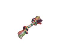 Nobby Rope Toy, corde da gioco 50 g, 2 nodi, ca. 21 cm multicolore