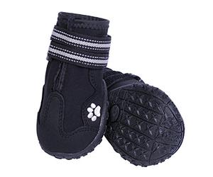 Nobby Runners - Scarpe per Cani 2 Pezzi, Taglia XS (3), Lunghezza 55 mm, Larghezza 46 mm, Colore Nero