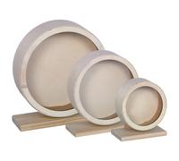 Nobby Ruota In Legno Cork Per Roditori - Silenziosa E Sicura In Legno Naturale