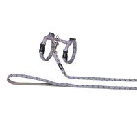 Nobby Set di accessori per gatti "Fish Grey" grigio