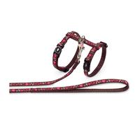 Nobby Set Love Gatti Collare Regolabile In Nylon Con Campanellino Cuori