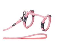 Nobby Set Per Gatti Varia Rosa Ciotola E Guinzaglio Regolabile