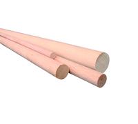 Nobby Sgabello di legno tondo in faggio 1 m, 16 mm