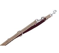 Nobby Soft Grip Dog Leash, 200 cm/25 mm, Beige/Chocolate
