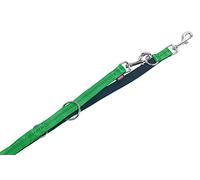 Nobby Soft Grip Dog Leash, 200 cm/25 mm, Light Green/Brown