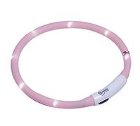 Nobby - Striscia Luminosa a LED Puppy, Colore: Rosa, Ø 10 mm, 45 cm