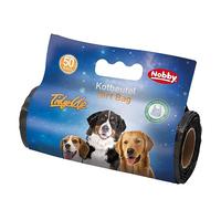 Nobby TidyUp 67398 - Sacchetti per Escrementi con Maniglia, 50 Pezzi, Colore: Nero