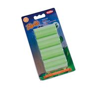 Nobby Sacchetti per escrementi TidyUp biodegradabili verdi 4 rotoli da 15 sacchetti