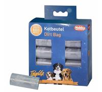 Nobby TidyUp, sacchetti per escrementi con stampa zampe, grigio chiaro, 20 rotoli da 15 sacchetti