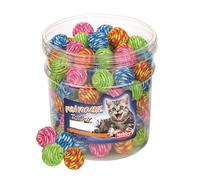 Nobby Toy Box gatto lattina 100 St.. 3.5 cm palla avvolta. colorato