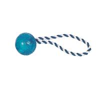 Nobby TPR Ball con corda 26cm blu