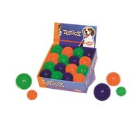 Nobby TPR Ball "SPIKY" assortito Display 16 pz, 8 cm