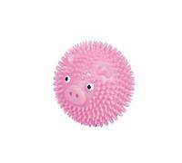 Nobby TPR Palla a punte "Maialino" 6,5 cm rosa