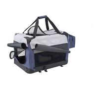Nobby Traveller Plus Gabbietta per Gatti Blu/Grigio Pieghevole Nylon Trasporto