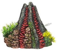 Nobby Vulcano con piante acquario decorativo, 14 x 13 x 12.5 cm