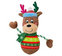 Nobby Xmas Gioco per Cane Renna 32cm Peluche Con Corda per Cani Divertimento