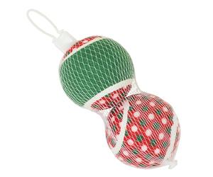 Nobby Xmas - Palline da tennis, M 6,3 cm, 2 maglie