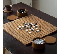 NobesOnbet Set da Gioco Gomoku in Legno Massiccio con 360 pedine acriliche, Gioco da Tavolo strategico Classico per Uso Domestico o in Club, 40 * 40 cm