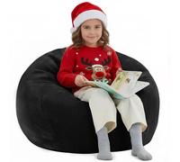 Nobildonna Sedia a Sacco per Riporre Peluche, Senza Imbottitura, Solo Fodera, per Bambini e Adulti, Fodera per Sedia a Sacco, per Riporre Peluche (110 x 89 cm)