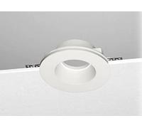 NOBILE ILLUMINAZIONE INCASSO TONDO A SCOMPARSA TOTALE INSTALLAZIONE IN SOFFITTO DI CARTONGESSO CORPO GESSO TONDO GU10 9093