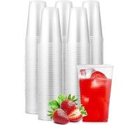 NOBILE LOVELYCARE 1000 Bicchieri plastica trasparenti 200cc bicchieri monouso per acqua e bevande 10conf da 100pz bicchieri da bar feste ed eventi
