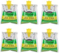 NOBILE LOVELYCARE 6 trappole per Mosche attiramosche da Appendere Efficace catturamosche da Esterno e Interno Non nocivo per l'Uomo antimosche