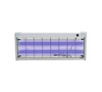 NOBILE LOVELYCARE Lampada antizanzare 40W con due luci led UV vassoio raccoglitore estraibile e catena per fissaggio uso esterno ed interno spessore 6CM