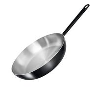 NOBILE LOVELYCARE Saltapasta alluminio 32cm professionale 7,5cm altezza manico robusto padella alta per mantecare e rosolare