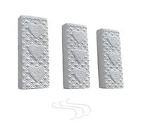 NOBILE LOVELYCARE Set 3 Umidificatori termosifone calorifero 3 CUORI con ganci kit umidificatore ceramica termosifoni o stufa a gas fantasia Hearts Love