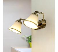 Nobile Luce Bagno con Interruttore 2-Flammig Regolabile Parete Stanza Lampada