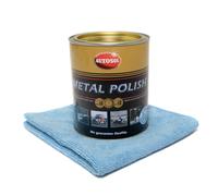 Nobile Lucido per Metalli Autosol 01 001100 750 ML Dose Incl. Panno Microfibra