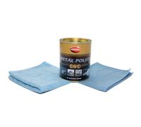 Nobile Lucido per Metalli Autosol 750 ML Lattina + Panno Microfibra Lucidatura