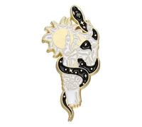 Nobile Punk serpente farfalla pin per borsa & cappello, Klein, Metallo non prezioso