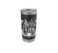 Nobiltà Goetica Principe Stolas e Re Paimon Bicchiere termico in acciaio inox doppia parete