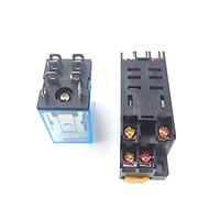 NOBIRTBSA 10Pcs HH62P HHC68A-2Z Elettronico Micro Mini Relè Elettromagnetico 10A 8PIN Bobina DPDT con Zoccolo di Base DC12V 24V AC110 220V(DC 12V)