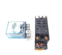 NOBIRTBSA 5Pcs HH62P HHC68A-2Z Elettronico Micro Mini Relè Elettromagnetico 10A 8PIN Bobina DPDT con Zoccolo Base DC12V 24V AC110 220V(AC 110V)