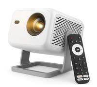 NOBKLEN Proiettore intelligente con Netflix, Android 13, WiFi 6, Bluetooth 5.2, supporto 4K, Dolby Audio, messa a fuoco automatica - Home Theater portatile 1080P per film, giochi, uso esterno