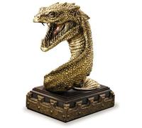 The Noble Collection Harry Potter Basilisk Bookend - 7in (18cm) Hand Painted Boo