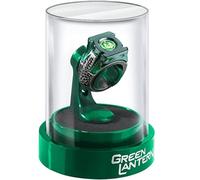 La Noble Collection Anello Prop Green Lantern DC Comics & Astuccio Espositivo - Anello in Metallo Pressofuso da 4 Pollici (10cm) - Regali di Prop per Film Set Ufficialmente Autorizzati Gioielli