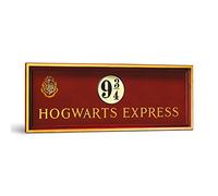 Harry Potter King's Cross Hogwarts Express 9 3/4 Wooden Sign - Binario 9 3/4