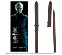 Noble Collections - Harry Potter Draco Malfoy Wand Pen And Bookmark Penna