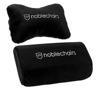 noblechairs Cuscino per Supporto Lombare, Set di Cuscini per Sedia da Gioco, Nero/Bianco
